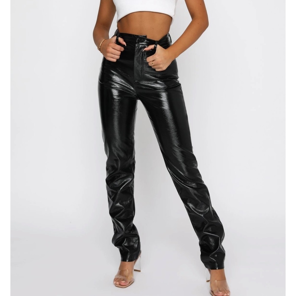 White fox boutique I’m the only one leather pants